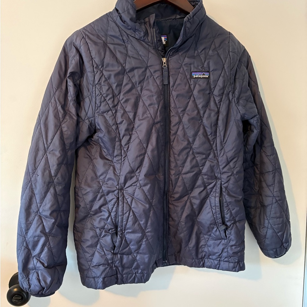 Patagonia Kids Nano puff Jacket - navy
